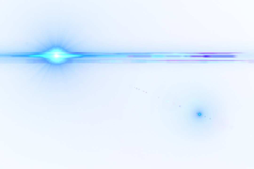 Blue Light Streaks with Lens Flare on Transparent Background - Download Free Stock Images Pikwizard.com