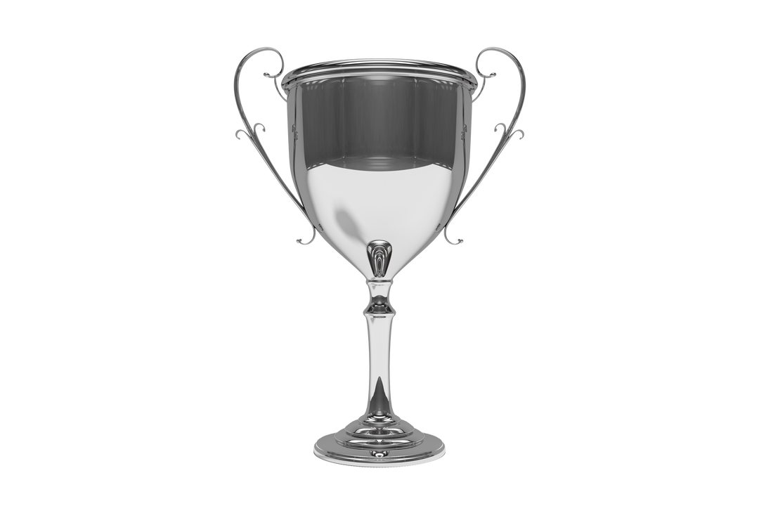 Silver Trophy Cup Isolated on Transparent Background for Awards and Achievement - Download Free Stock Images Pikwizard.com