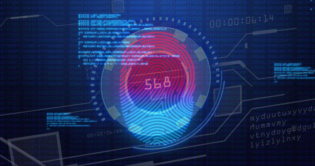 Digital fingerprint scan with data analysis