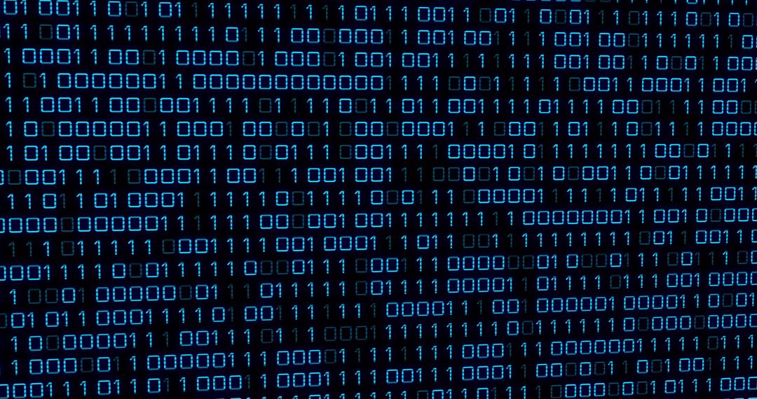 Binary Code Background Representing Digital Technology - Free Images, Stock Photos and Pictures on Pikwizard.com