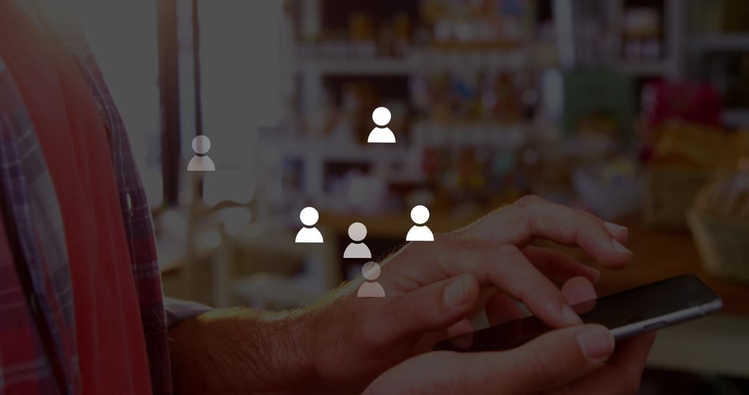 Smartphone Communication and Digital Connectivity Concept