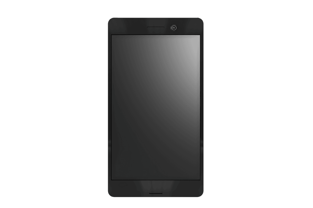 Sleek Transparent Smartphone Digital Display Mockup