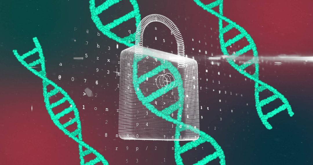 Digital Security in Genomics and Data Protection Concept