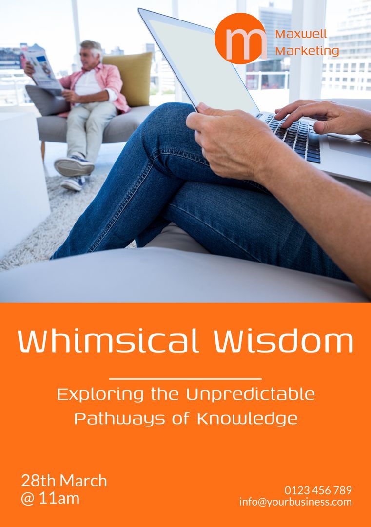 Casual Knowledge Event with Innovative Pathways at Whimsical Wisdom - Download Free Stock Templates Pikwizard.com