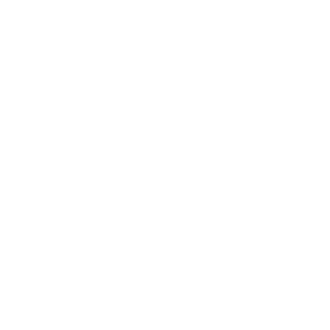 White Geometric Pattern Symbol on Transparent Background