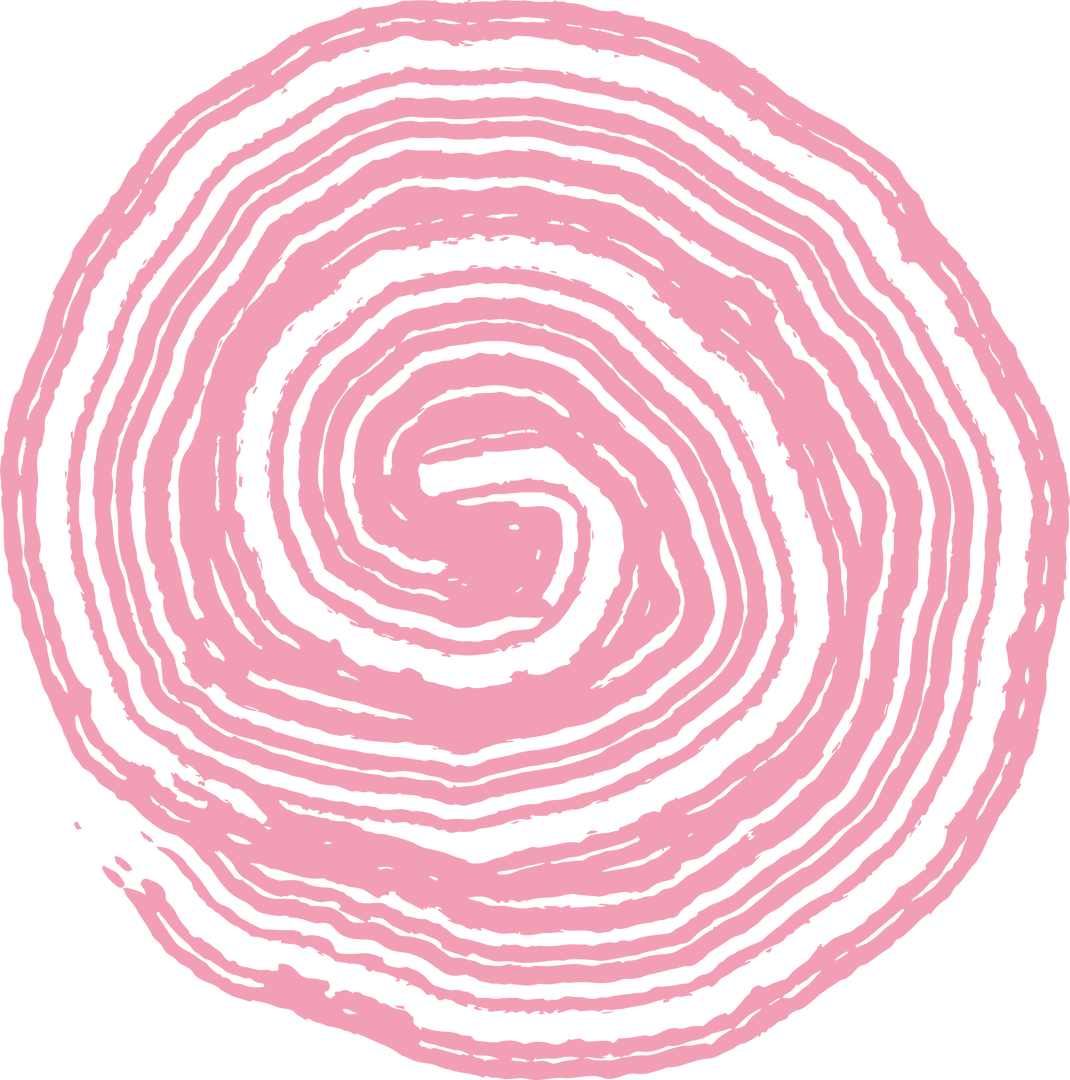 Pink Spiral Pattern with Transparent Background
