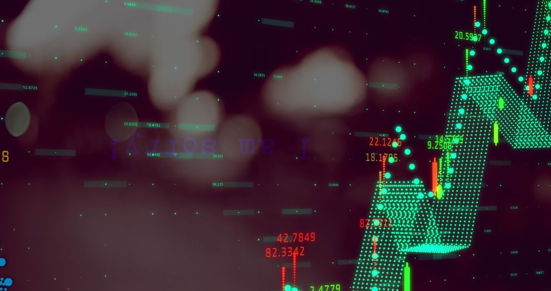 Financial Data Streams and City Traffic Concept