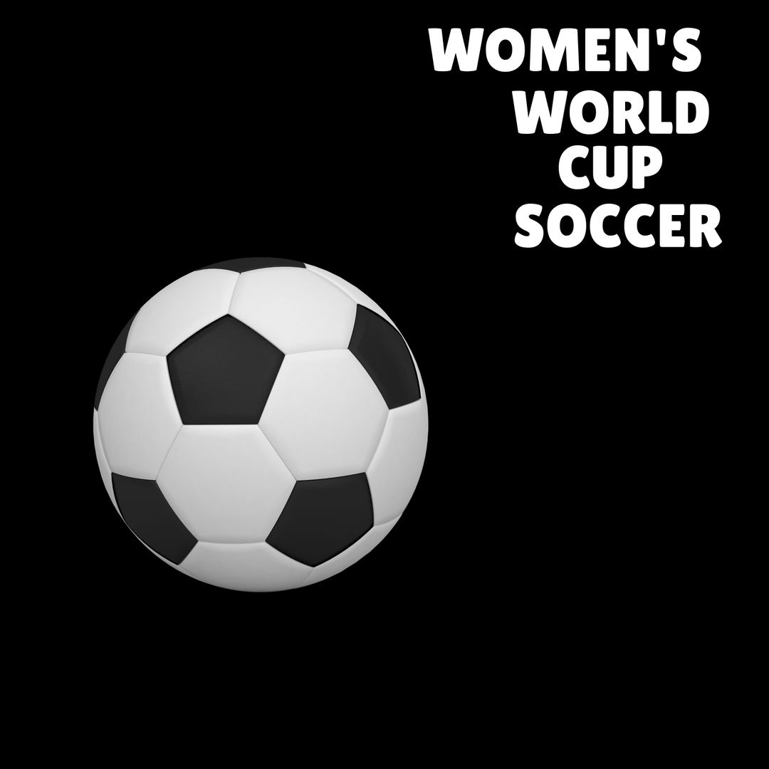 Women's World Cup Soccer Banner with Classic Ball