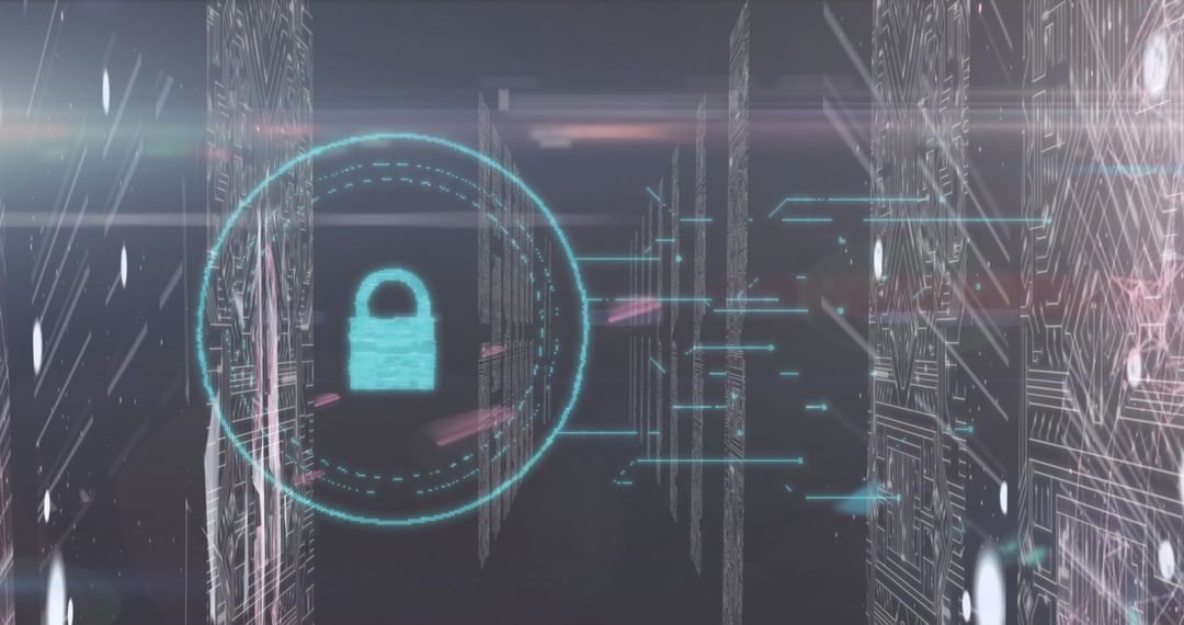 Digital Online Security with Holographic Lock and Circuit Boards