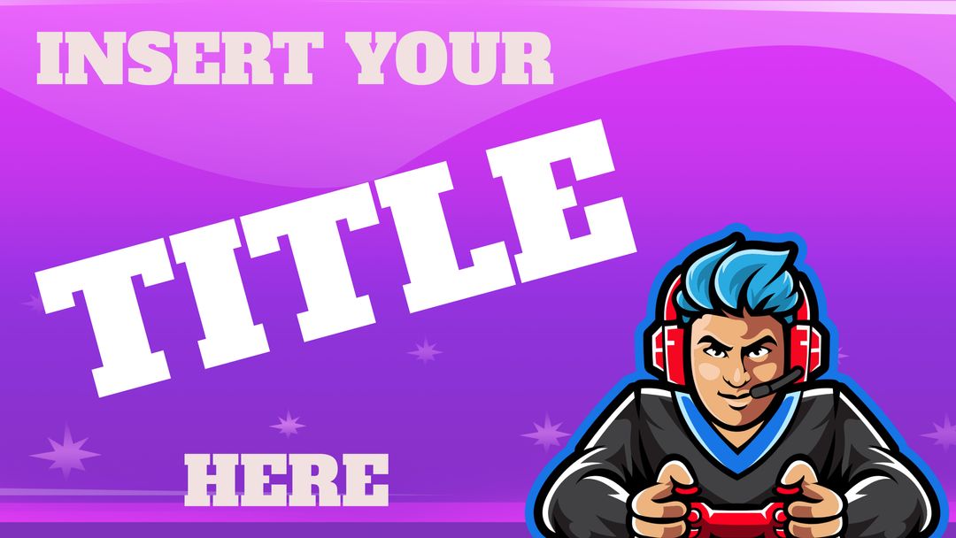 Vibrant Gamer Character for Esports Promotions and Announcements - Download Free Stock Images Pikwizard.com
