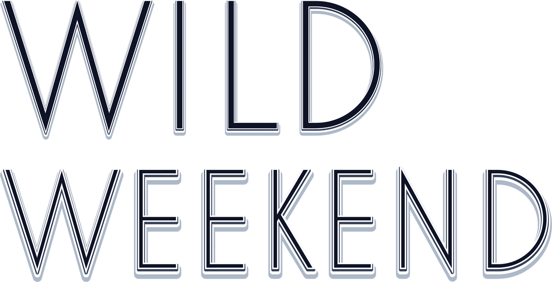 Wild Weekend Text Transparent Background for Party Events