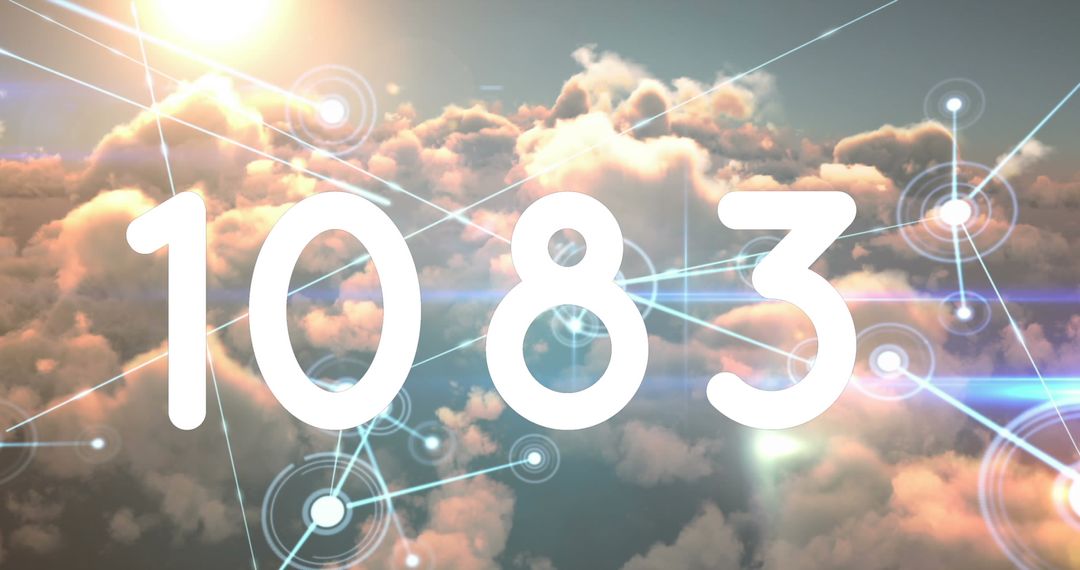 Digital Connectivity in Serene Cloudscape