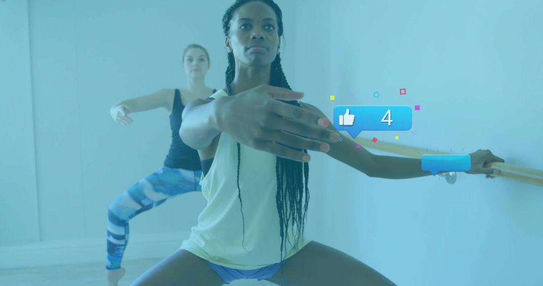 Ballet Instructor Leading Dance Class at Studio Barre