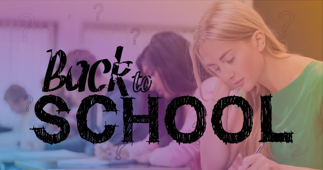 Back to School Concept with Diverse Students in Classroom