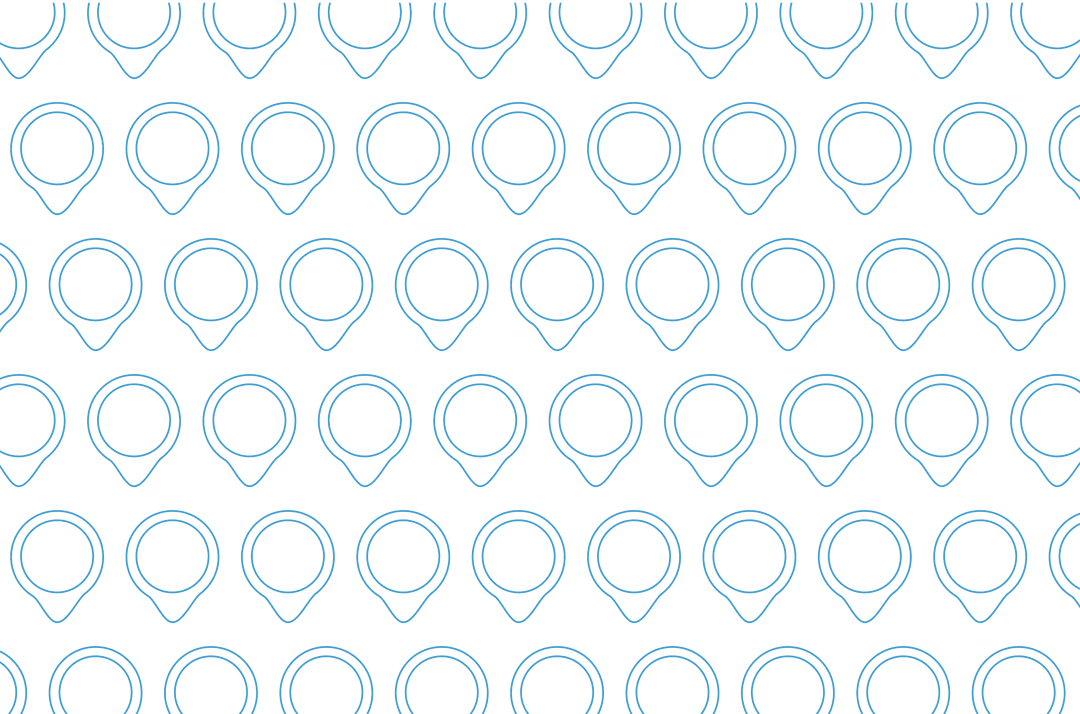 Transparent Pattern of Blue Location Markers