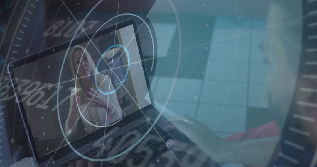 Remote Virtual Meeting with Digital Data Overlay