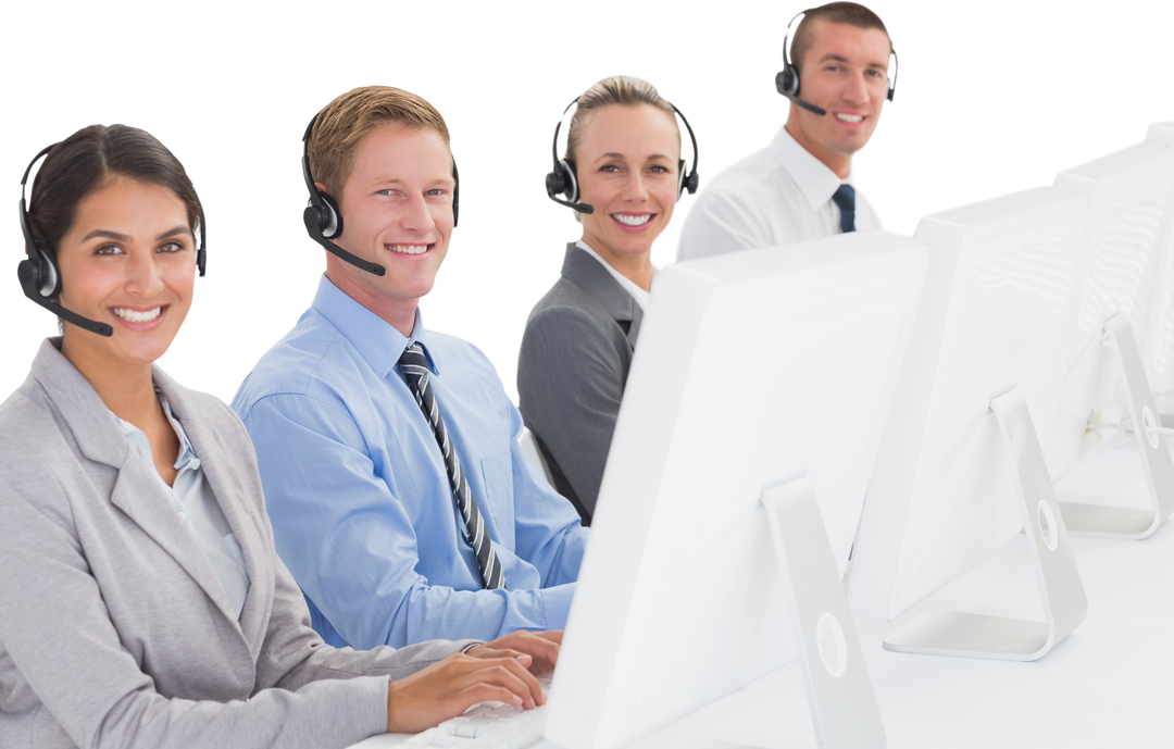 Business Team in Transparent Call Center Service - Download Free Stock Images Pikwizard.com