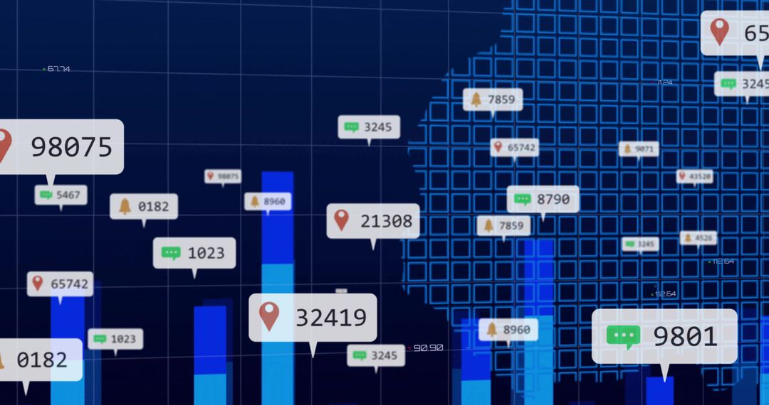 Digital Analytics Dashboard Featuring Data Visualization Elements