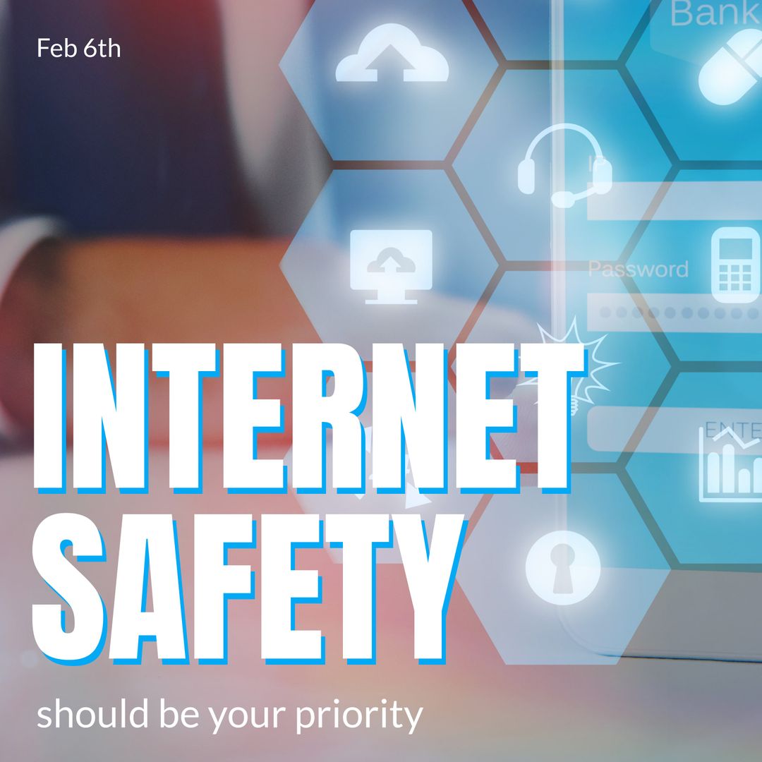 Promoting Internet Safety with Vivid Cybersecurity Icons