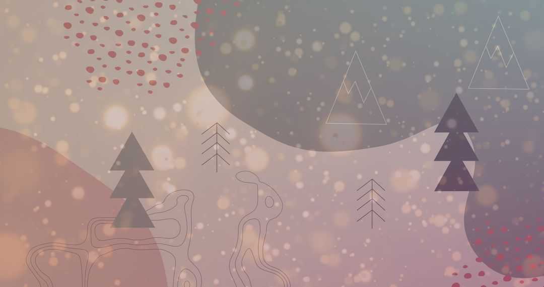 Winter Wonderland with Stylish Christmas Trees