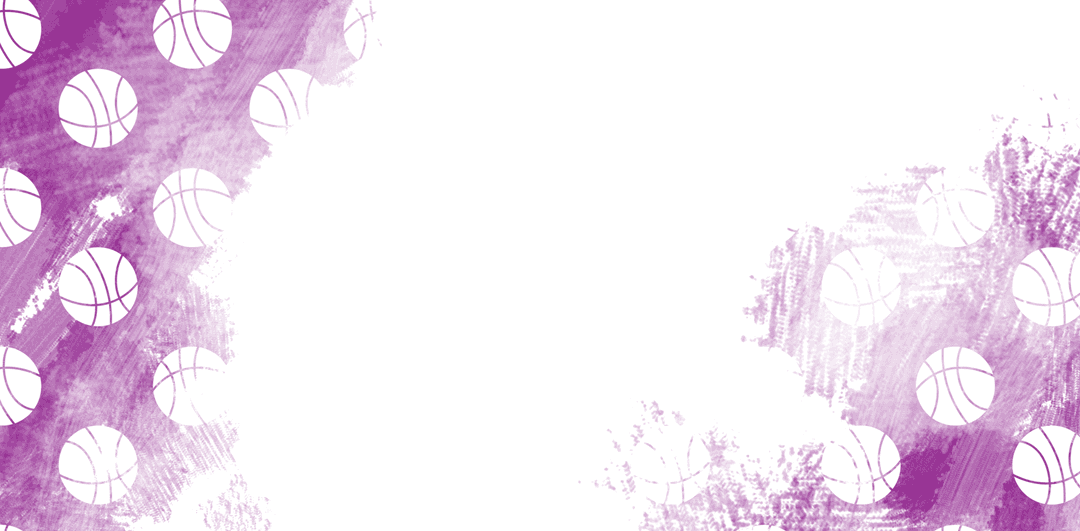 Dynamic Transparent Purple Basketball Pattern Background