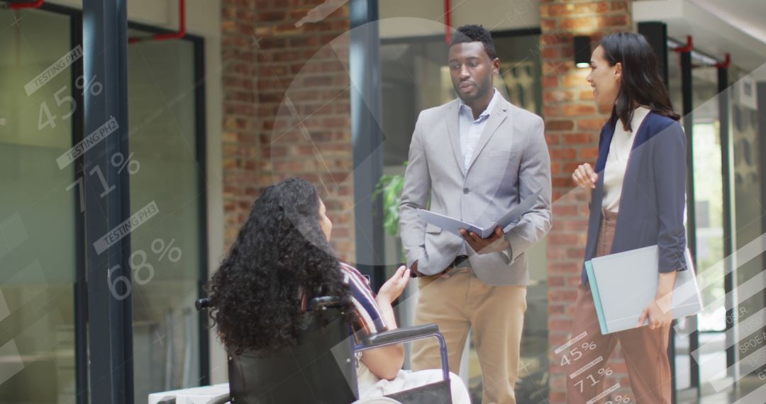 Diverse Business Team Discussing Analytics