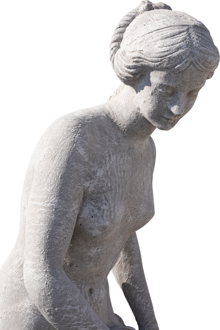 Transparent Ancient Grey Stone Sculpted Naked Woman - Download Free Stock Images Pikwizard.com