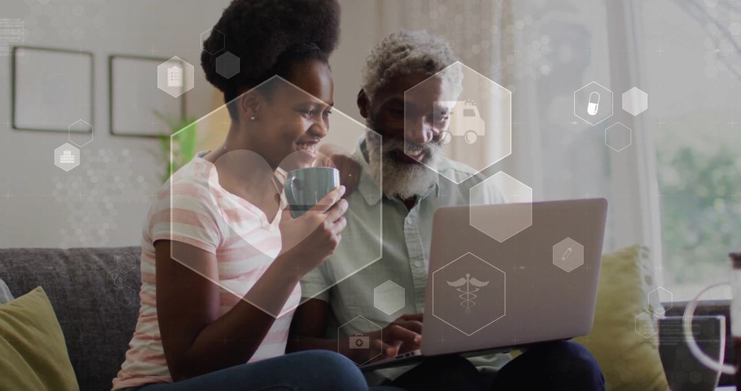 Father and Daughter Bonding Over Healthcare Technology