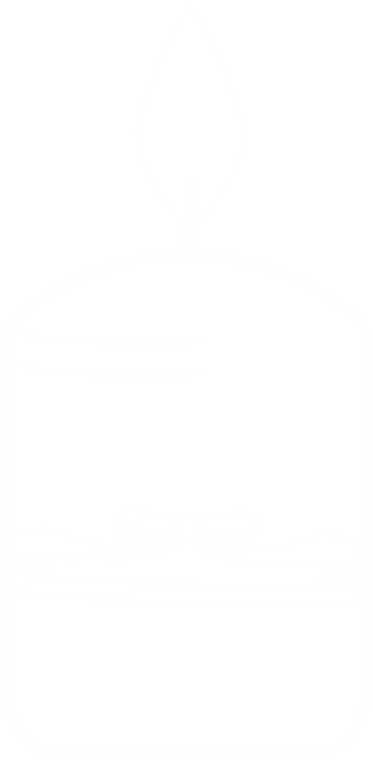 Minimalist Line Drawing of Gift Box with Leaf Sprout on Transparent Background