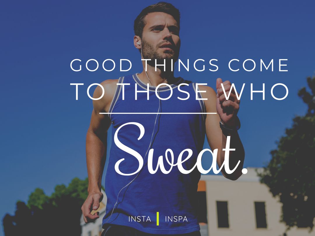 Motivated Runner Embracing Fitness Challenge