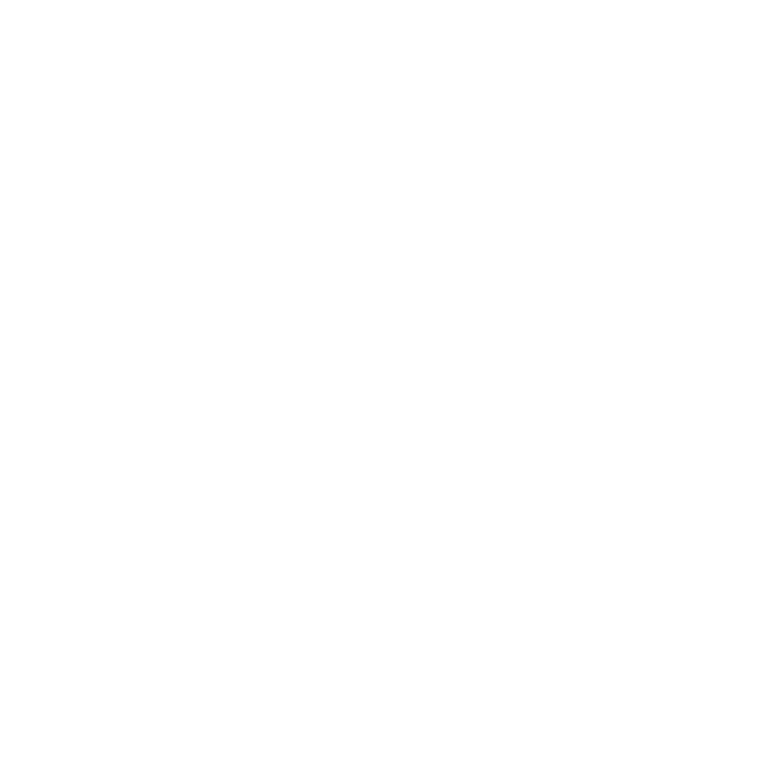 Curved White Arrows on Transparent Background