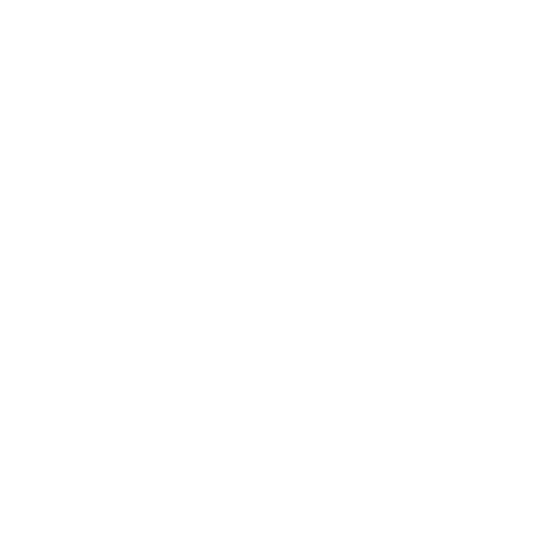 Abstract White Floral Design on Transparent Background