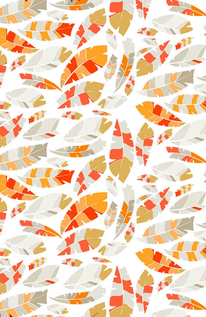 Vibrant Transparent Leaves Collage Seamlessly Captivating