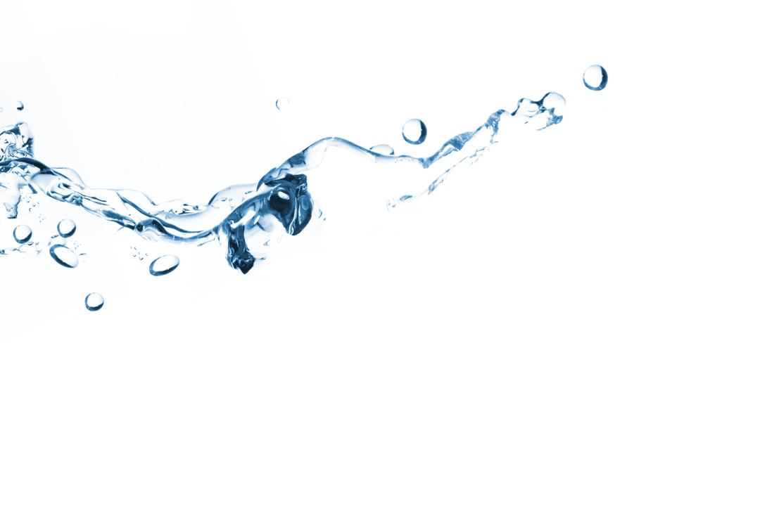 Blue Fluid Splash on Transparent Background for Abstract Design