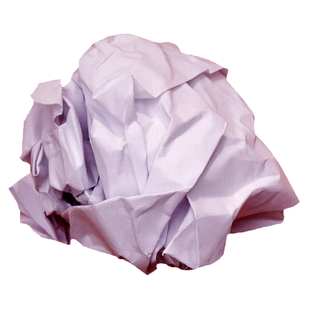 Crumpled White Paper with Transparent Background High-Quality PNG - Download Free Stock Images Pikwizard.com