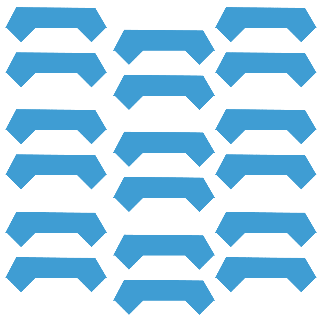 Transparent Blue Geometric Pattern Isolated on Vector Background