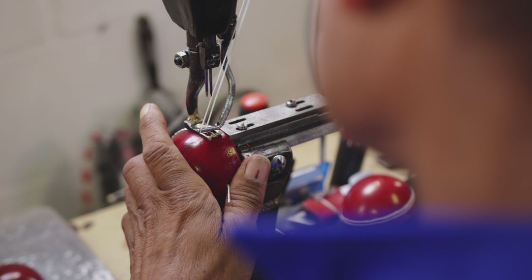 Craftsman Engraving a Red Apple With Precision Tool - Free Images, Stock Photos and Pictures on Pikwizard.com