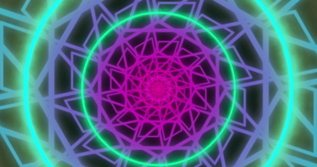 Colorful Retro Futuristic Digital Abstract Background