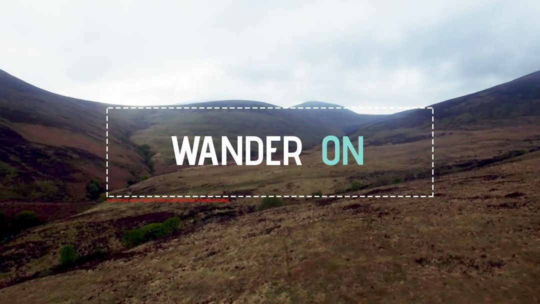 Inspiring Mountain Landscape Encouraging Wanderlust