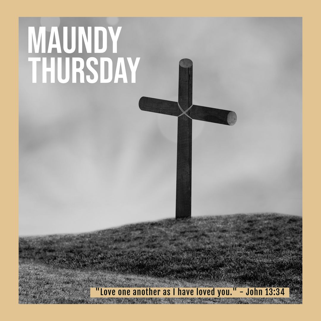 Maundy Thursday Cross on Hill Joorner