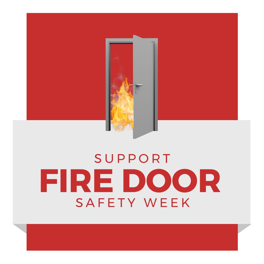 Fire Door Safety Week Awareness Campaign Graphic Design