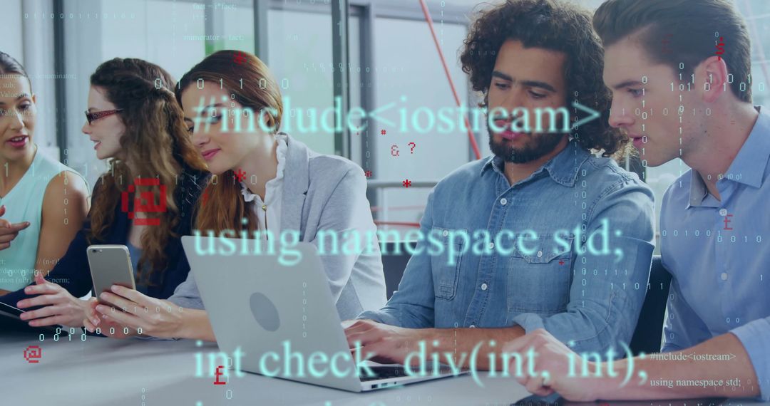 Collaborative Software Development Meeting with Diverse Team