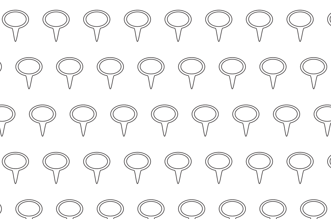 Black Pattern on Transparent Background Vector Design
