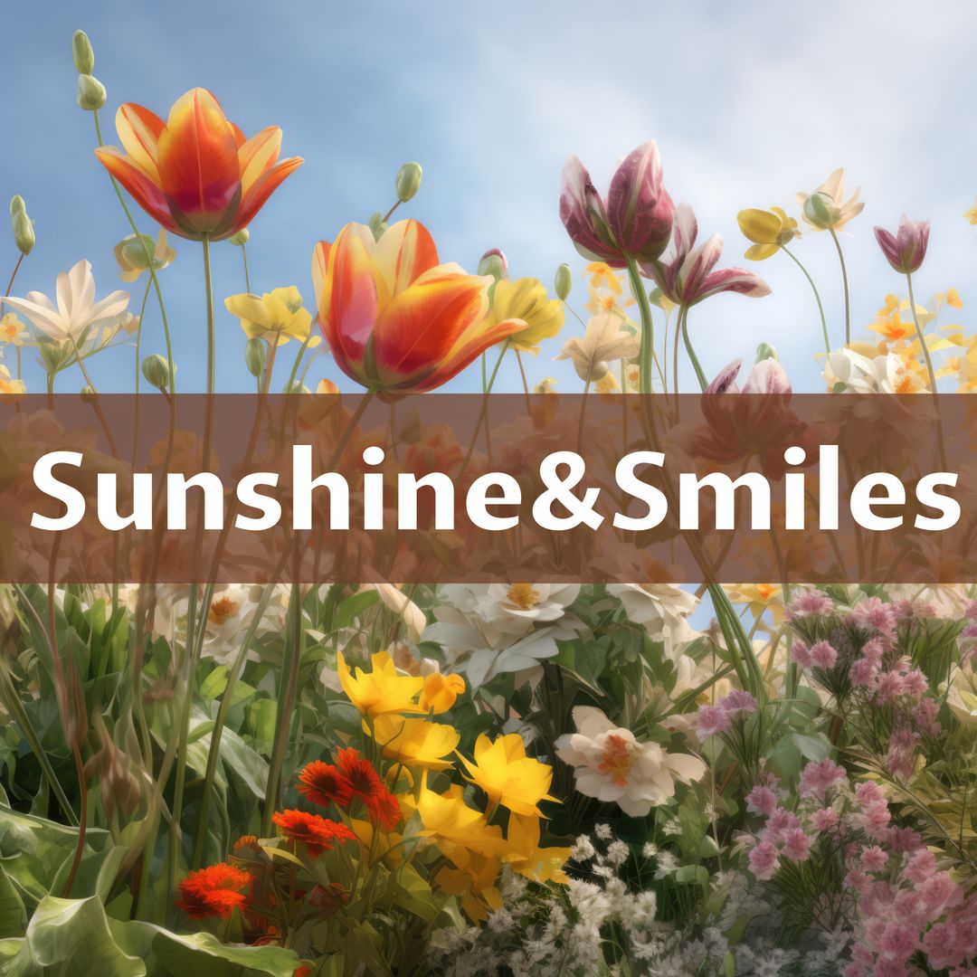 Vibrant Spring Blooms with Bokeh Background