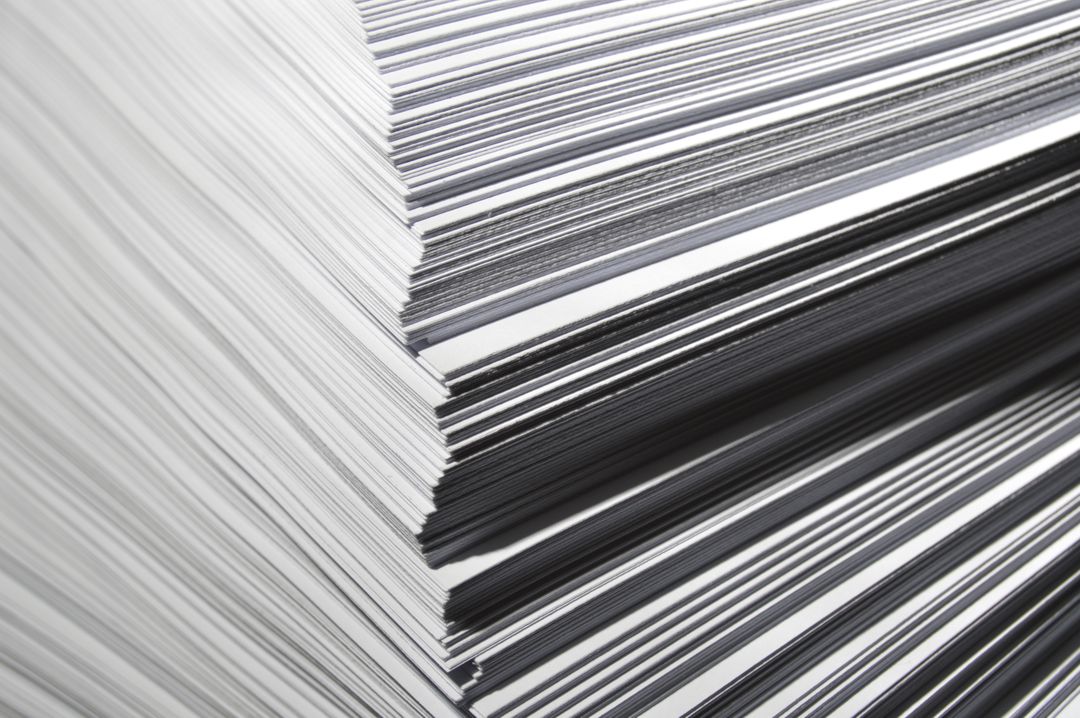Close-Up of Stacked White and Black Papers Showing Texture and Lines - Free Images, Stock Photos and Pictures on Pikwizard.com