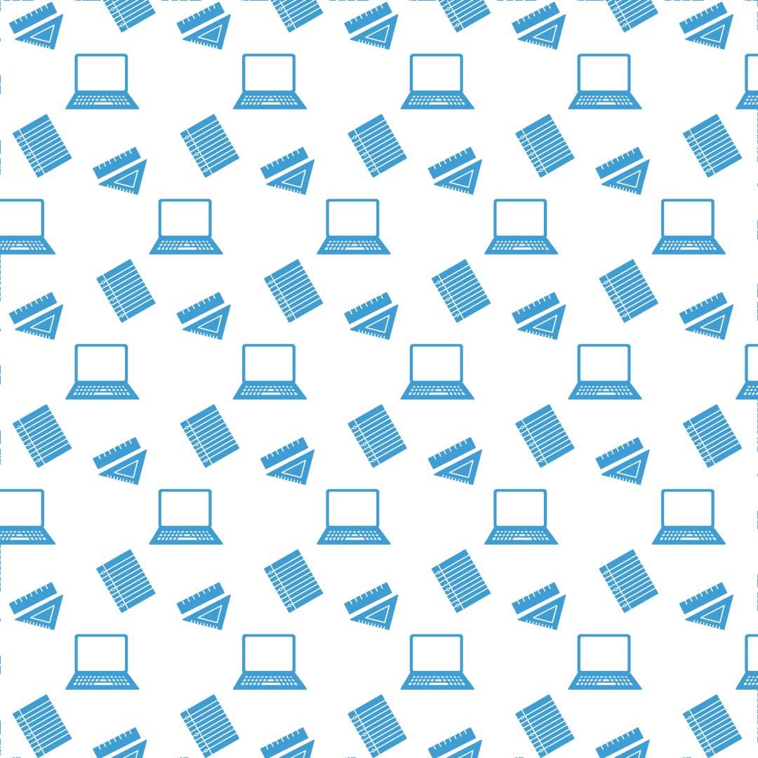 seamless tech pattern with laptop, notebook, ruler icons transparent - Download Free Stock Images Pikwizard.com