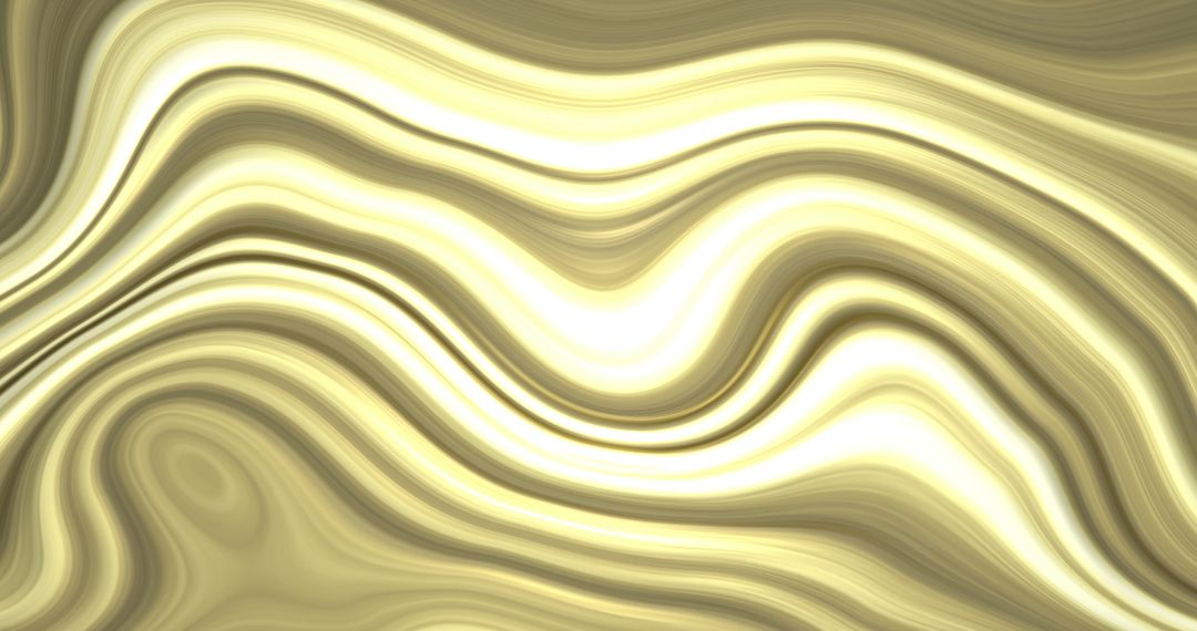 Beautiful Abstract Yellow and Gray Liquid Waves Pattern