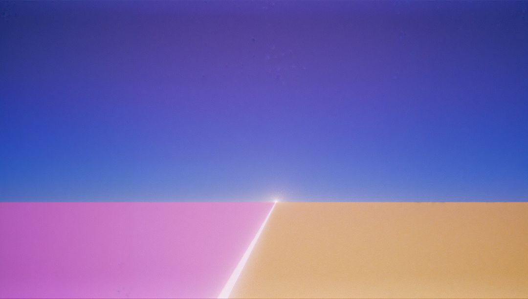 Abstract Geometric Composition with Gradient Colors