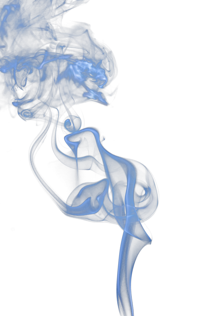 Digital Illustration of Blue Smoke Float Transparent Background - Download Free Stock Images Pikwizard.com