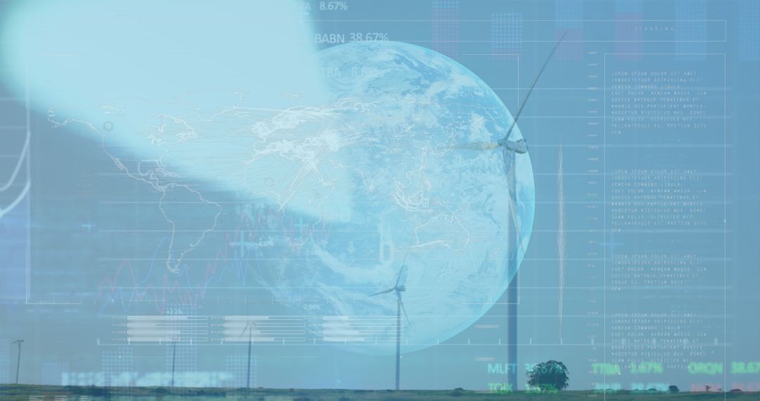 Renewable Energy Technology with Stock Market Data Overlay